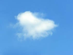heart shaped cloud