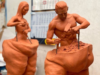 Sculptures, Victor Hugo Yáñez Piña sculptures